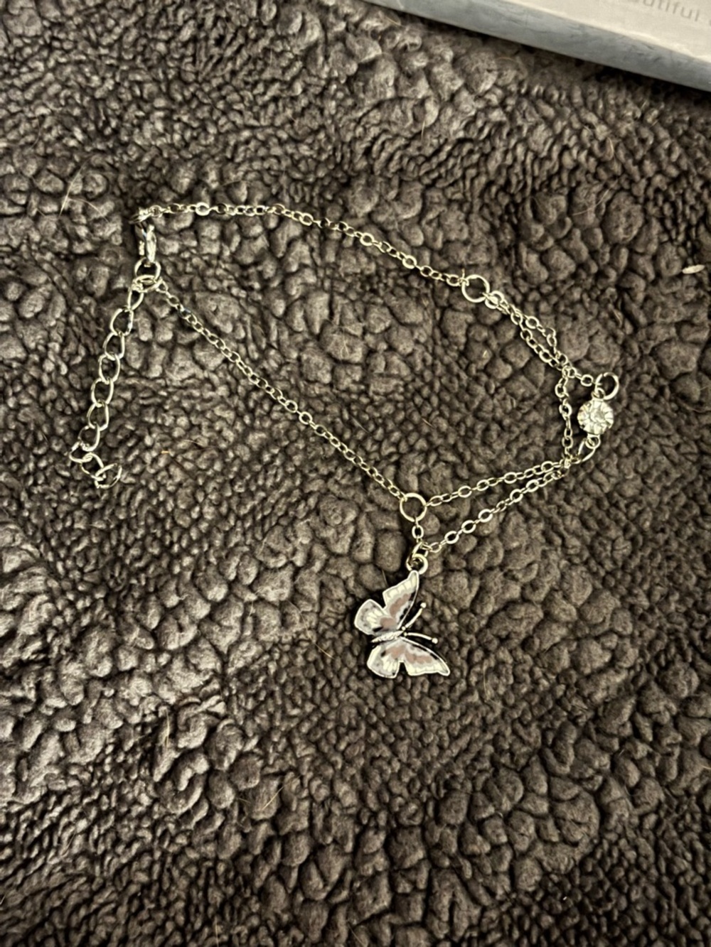 Silver Butterfly Pendant Bracelet - Women Jewelry
